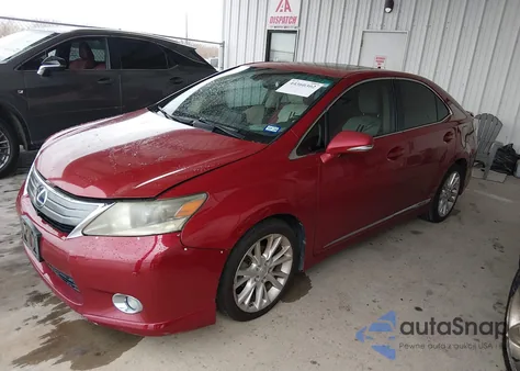 2010 Lexus Hs 250H Premium z USA, uszkodzony, nr VIN JTHBB1BA2A2003114